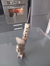 Pipe En Bronze De Ceremonie Bamoun Cameroun Art Africain