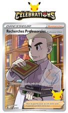 Carte Pokemon Recherches Professorales Célébrations 25 ans 024/025 Full Art Fr