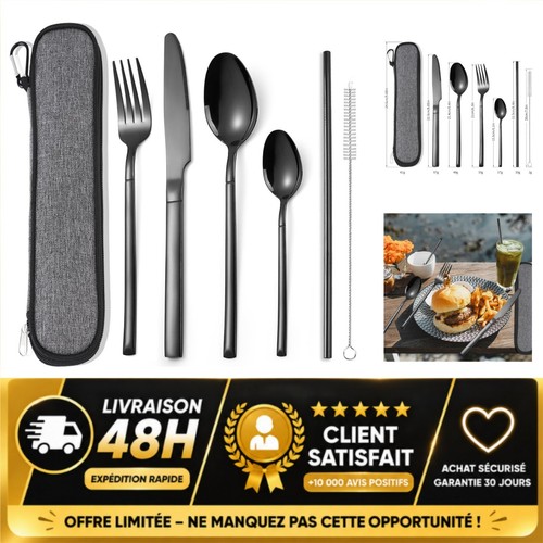 Set couverts portable - couverts,