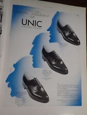 chaussure UNIC à ROMANS + Pendule perpétuelle ATMOS pub  ILLUSTRATION 1934 eb