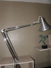 lampe de table bureau lumière design lumière bureau atomique 2 bras rétro métal moderniste