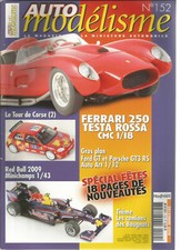 AUTO MODELISME N°152 FERRARI 250 TESTA ROSSA CMC 1/18 / FORD GT ET PORSCHE GT3RS