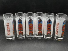 6 VERRES KROLEWSKA VODKA TUBES