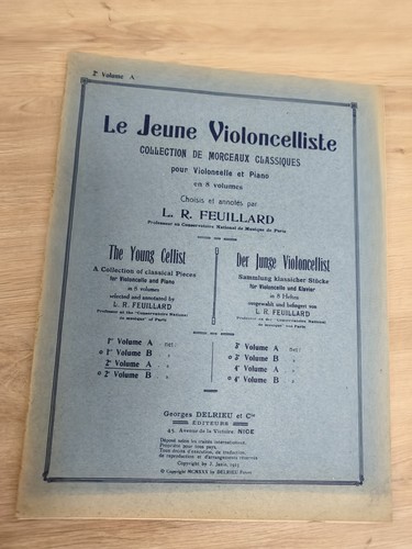 Ancien livre partitions