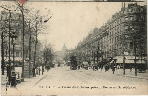 Cpa paris 13e avenue des - cpa, ak