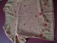 haut top débardeur t shirt  fleurs type kenzo  38 