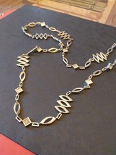 Sautoir Collier  Chaine Argent Massif