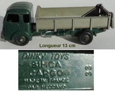 ✅  Ancien Camion DINKY TOYS SIMCA CARGO benne basculante made France meccano 33