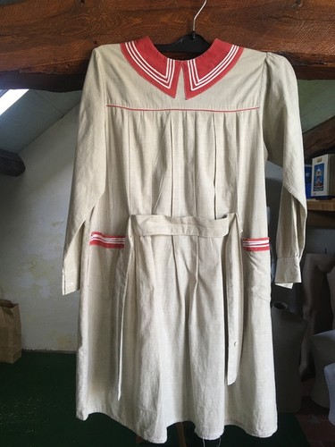 Tablier ecolier vintage 1910 - vintage,