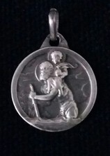 Ancien Pendentif Saint