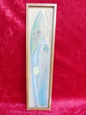 Ancien Tableau, Le Pêcheur, Craie Pastel