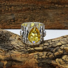 Citron Gemme Topaze 925 Argent