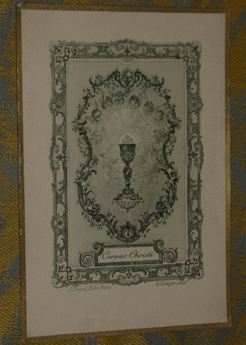Image pieuse corpus christi - image,