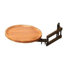 Table ronde pliante murale