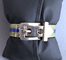 Vintage Bracelet à boucle de ceinture 70' argent 925 Italie Gucci A. Fallaci  ?