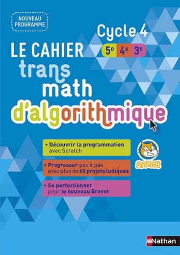 Cahier algorithmique - cahier, d'algorithmique