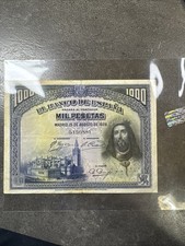 1000 Pesetas Espagne 1928 ?très Rare