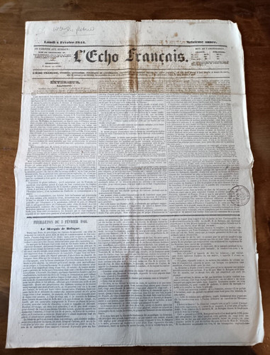 Vieux journal l echo - journal,