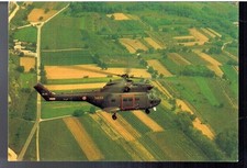 Carte postale-Aviation-Helicoptere"Puma-Armee de l'air-En vol