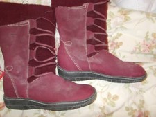 bottes arcus femmes 42 bordeaux mouton retourne