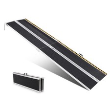 VEVOR Rampe de fauteuil roulant pliante de seuil alu portable 304,8 cm 363 kg