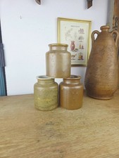 Lot 3 pots en grès anciens