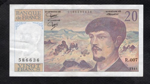 Francs debussy 1981 etat - francs,