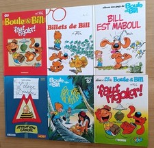 Lot 6 bandes dessinées boule