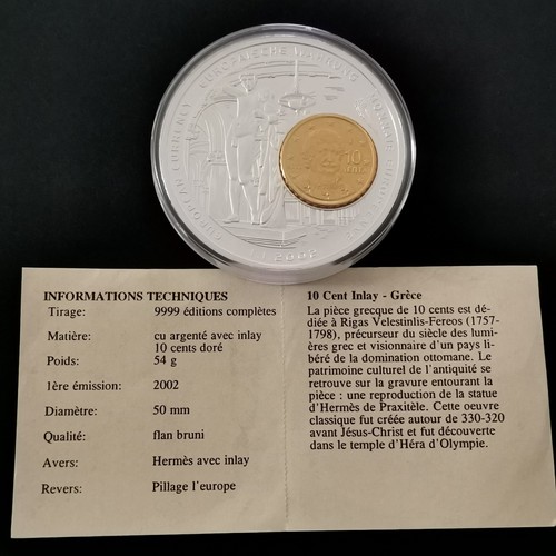 Medaille 2002 50mm 54g cent - 54g,