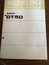 Suzuki DT5D catalogue de pièces moteur hors-bord manuel d'entretien 1977 1ère édition