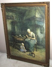 DUTCH COTTAGE INTERIOR WITH