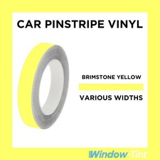 Jaune Brimstone Brillant Broche Rayure Rouleau Pinstriping Line Bande Vinyle 10m