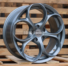 4X jantes 17" style Drake 5X110 GRIS pour Alfa Romeo Giulia 159 Spider