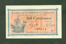 NECESSITE 50 CENTIMES SPECIMEN