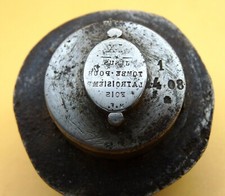 Ancienne matrice  outil ( A2469) 350g  station IX chemin croix signée MAYAUD