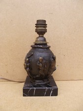 pied de lampe en bronze socle