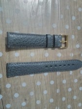 bracelet Montre buffle waterproof 18mm FAIT MAIN fermoir inox (Vendôme)