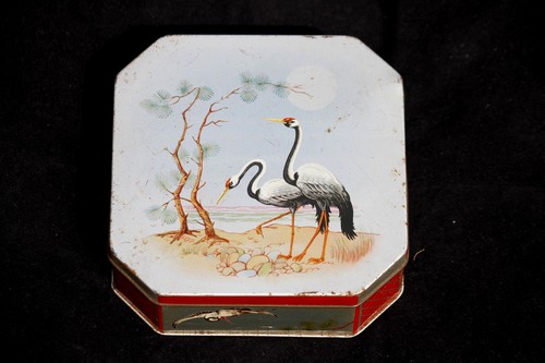 Boite ancienne métal grue - , du