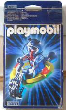vintage rare PLAYMOBIL3083 spationaute scooter  espace boîte ouverte