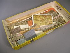 LQ1045 Train Diorama Ho 1/87 1:87 Lot décoration carton murs pierre brique