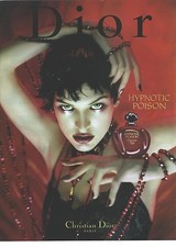 PUBLICITE ADVERTISING 1999 DIOR  parfum HYPNOTIC POISON
