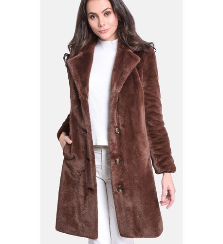 Oakwood manteau long fausse - long, en