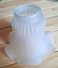 Tulipe Globe En Verre  blanc