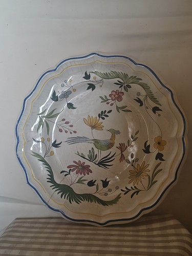 Assiette ancienne faïence - ancienne,