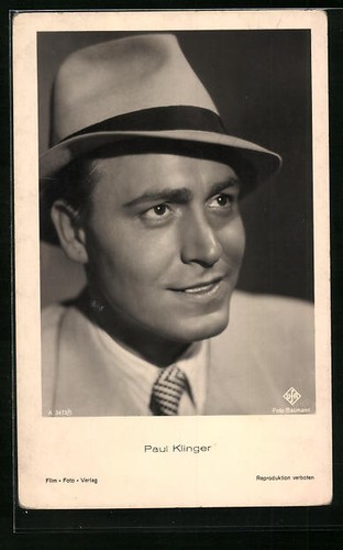 Carte postale acteur - , paul