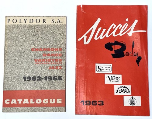 Lot rares catalogues 1962 - 2,