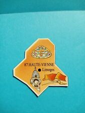 ANCIEN  MAGNET LE GAULOIS  CARTE DE FRANCE N° 87  HAUTE-VIENNE