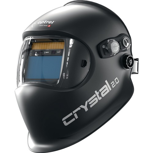 Welding safety helmet crystal