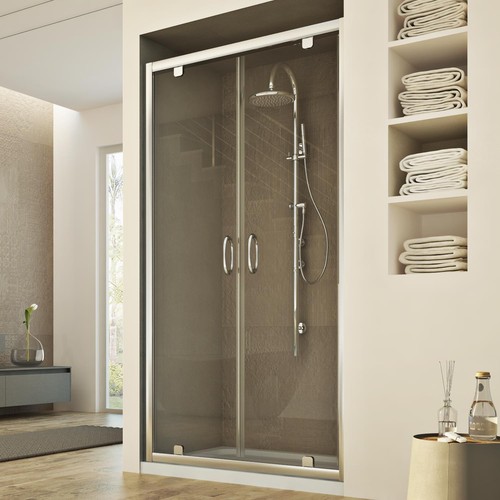 Cabine douche paroi verre - de,