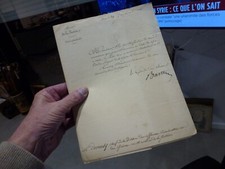 7 courriers de Barthe Felix à